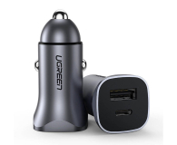 UGREEN Ładowarka samochodowa CD130 USB-A+PD 3.0 USB-C QC3.0 30W - 1488957 - zdjęcie 1